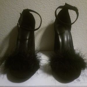 Black Chunky Heels
